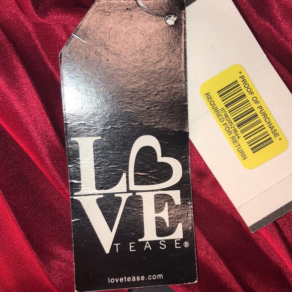 Love Tease Red Dress. NWT. S - Picture 8 of 8